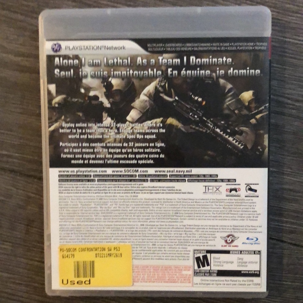 Tom Clancy's Hawx & SOCOM U.S NAVY SEALS Confrontation for Playstation 3 - Picture 9 of 9